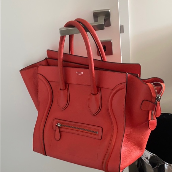 Red Celine luggage - Picture 2 of 3